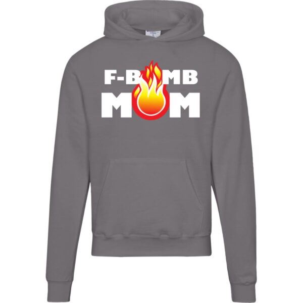 F-Bomb Mom Flames Hoodies - Image 7