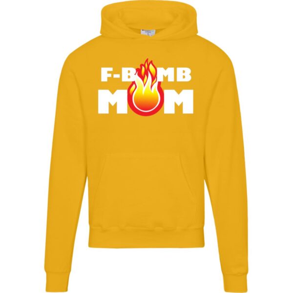 F-Bomb Mom Flames Hoodies - Image 8