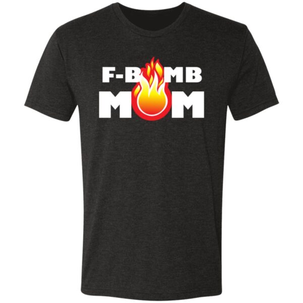 F-Bomb Mom Flames Tees - Image 2