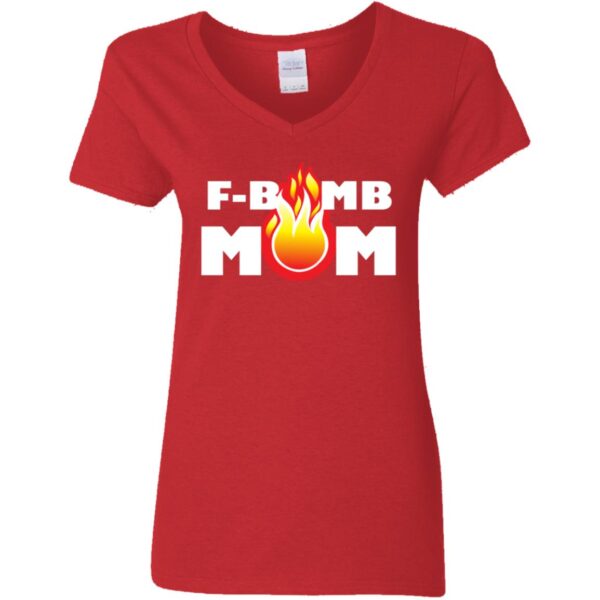 F-Bomb Mom Flames Tees - Image 5