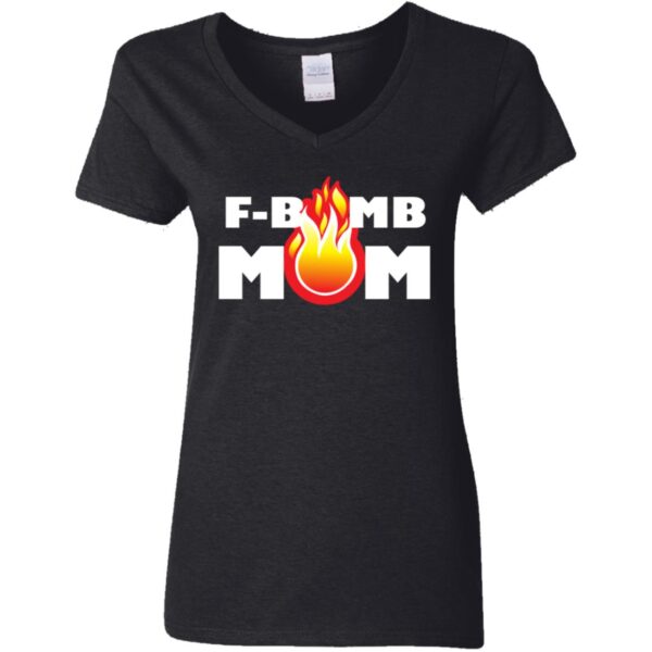 F-Bomb Mom Flames Tees - Image 4