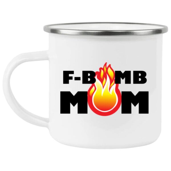 F-Bomb Mom Flames Mugs - Image 9