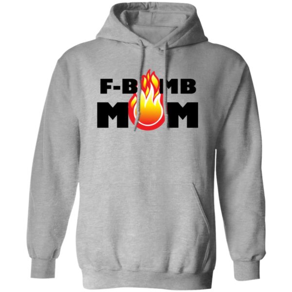 F-Bomb Mom Flames Hoodies