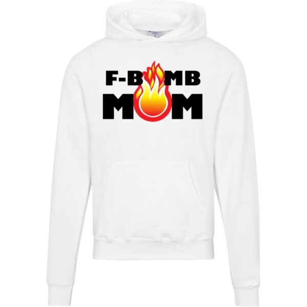 F-Bomb Mom Flames Hoodies - Image 5