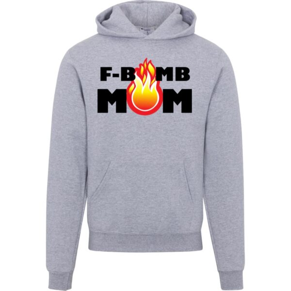 F-Bomb Mom Flames Hoodies - Image 7