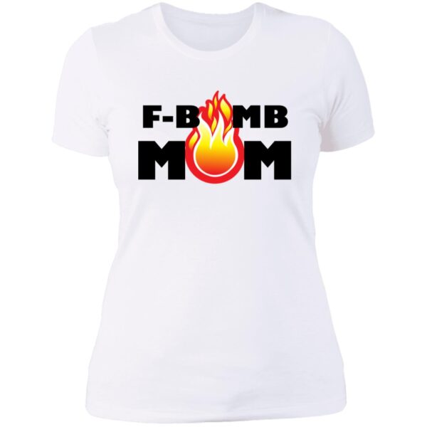 F-Bomb Mom Flames Tees - Image 2