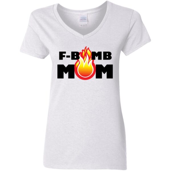 F-Bomb Mom Flames Tees - Image 4