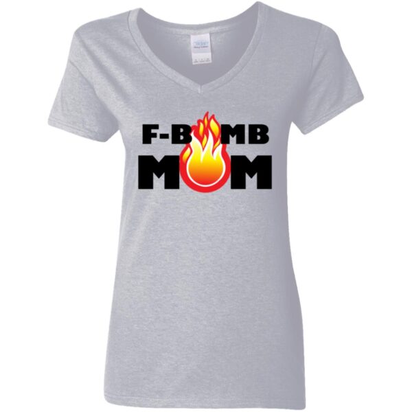 F-Bomb Mom Flames Tees - Image 5