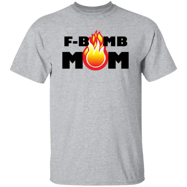 F-Bomb Mom Flames Tees - Image 4