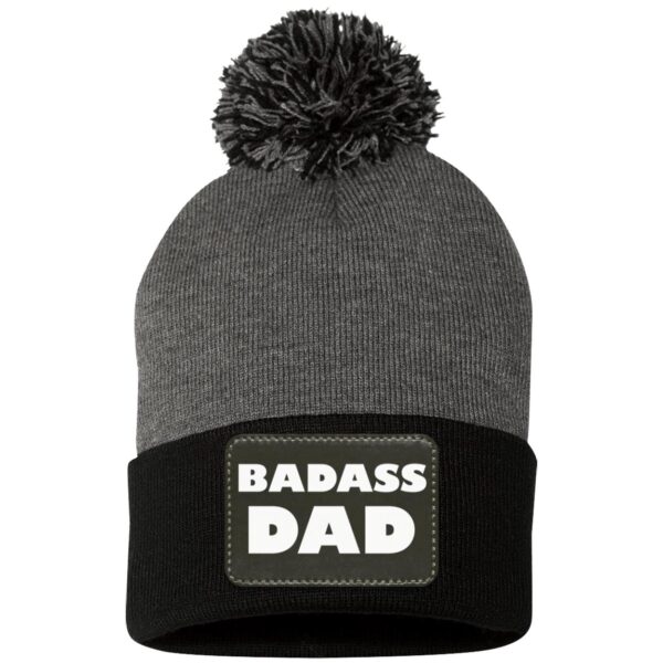 Badass Dad Pom Pom Toque - Image 3