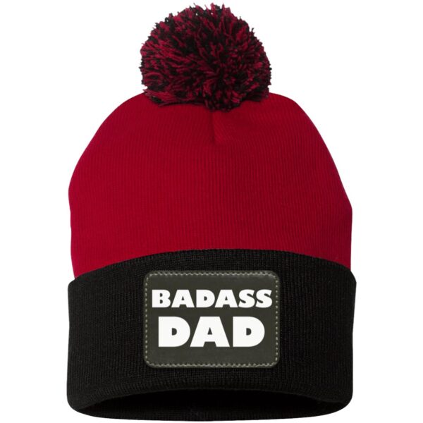 Badass Dad Pom Pom Toque - Image 4