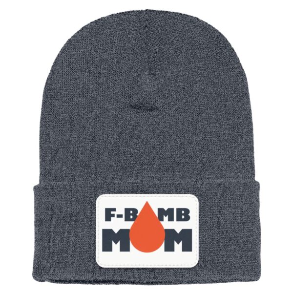 F-Bomb Mom Oil Drop Beanie - Image 3