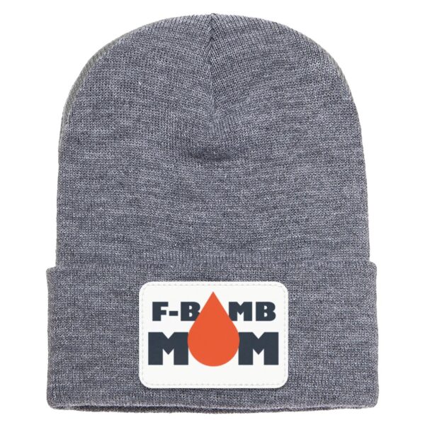 F-Bomb Mom Oil Drop Beanie - Image 4