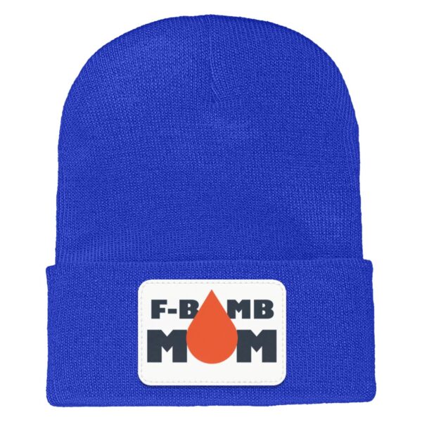 F-Bomb Mom Oil Drop Beanie - Image 6