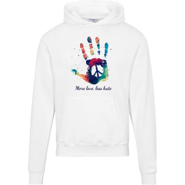 More Love Less Hate Hoodies - Image 3